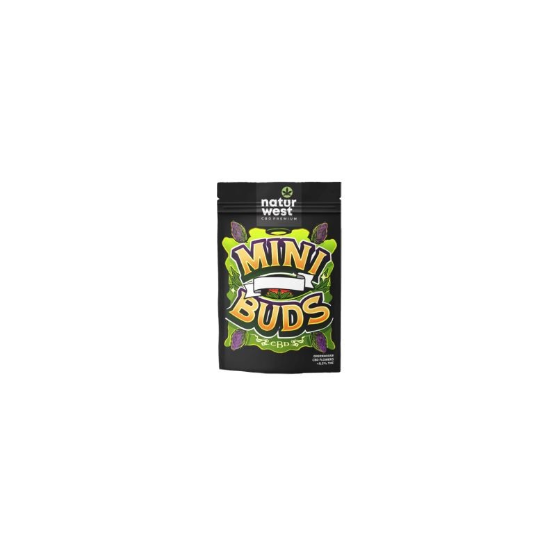 MINI BUDS CBD STRAWBERRY 20G.  NATURWEST