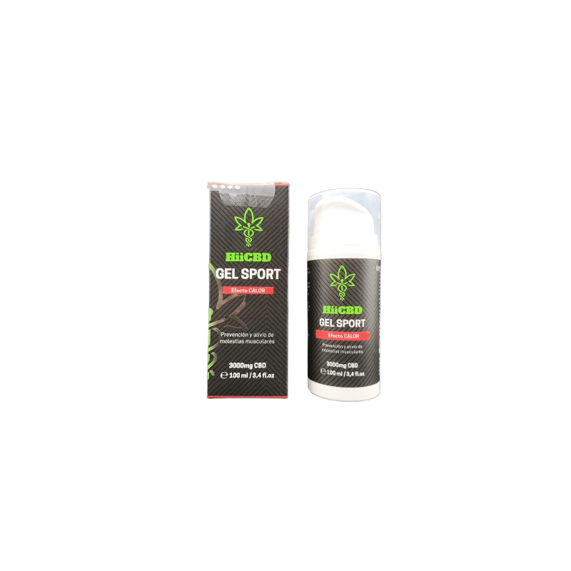Gel Efecto Calor 3000Mg CBD HIICBD 100ml